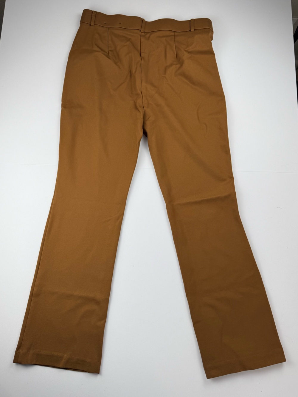 Rafaella Camel Brown Ponte Bootcut Dress Pants Stretch Large Workwear Career - Picture 3 of 7